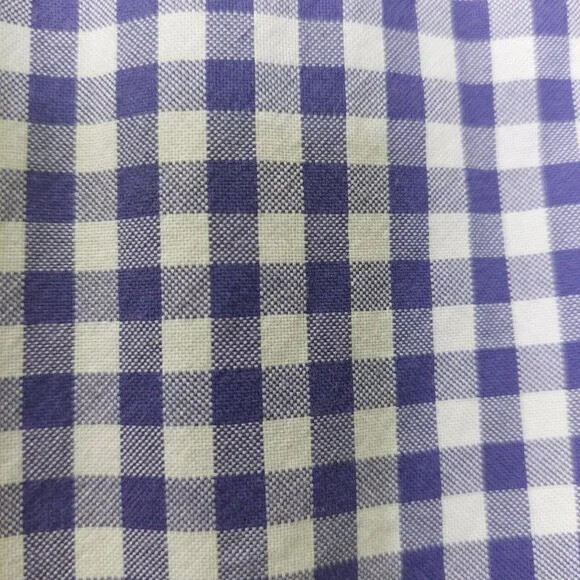 Polo Ralph Lauren Men's Purple Gingham Long-Sleeve Button-Up Shirt Medium - Picture 9 of 9